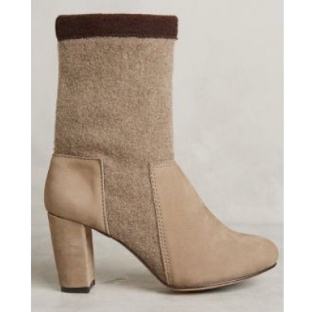 Cuffed Collar Versatile Heeled Booties - Picture 2 of 5